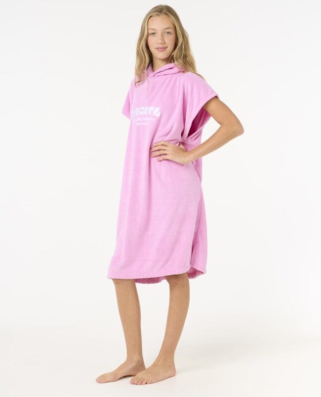 Rip Curl Classic Surf Hooded Towel - Girls (8-14 Years) Pink. Rip Curl Towels - Hooded in Girls Towels - Hooded & Girls Accessories. Code: 00CGTO