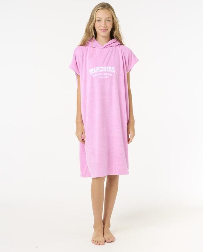 Rip Curl Classic Surf Hooded Towel - Girls (8-14 Years) Pink. Rip Curl Towels - Hooded in Girls Towels - Hooded & Girls Accessories. Code: 00CGTO