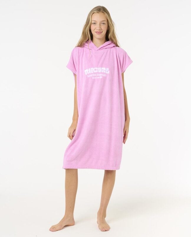 Rip Curl Classic Surf Hooded Towel - Girls (8-14 Years) Pink. Rip Curl Towels - Hooded in Girls Towels - Hooded & Girls Accessories. Code: 00CGTO