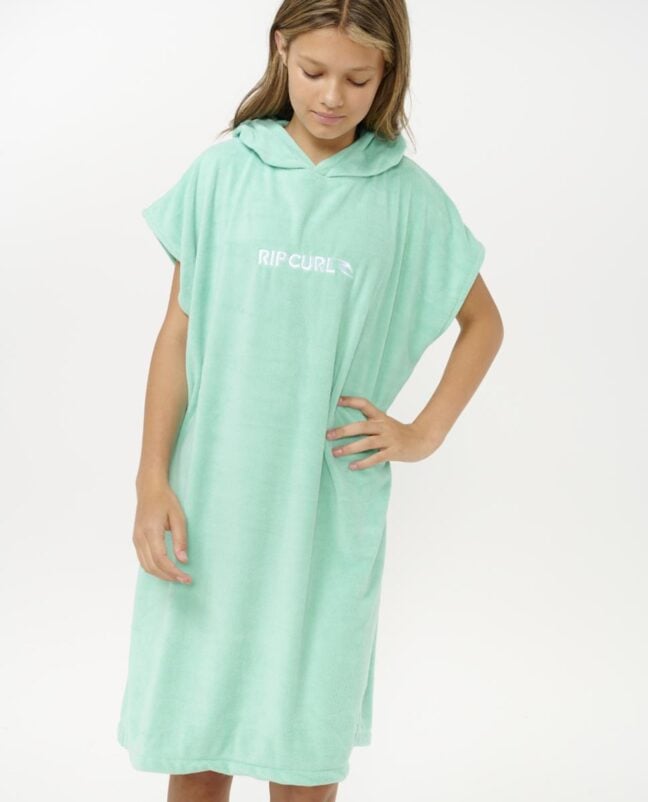 Rip Curl Classic Surf Hooded Towel - Girls (8-14 Years) Light Green. Rip Curl Towels - Hooded in Girls Towels - Hooded & Girls Accessories. Code: 00CGTO