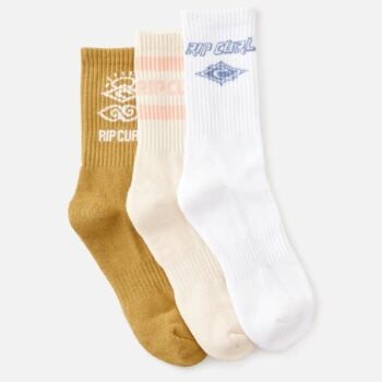 Rip Curl Icons Of Surf 3-pack Socks Bronze. Rip Curl Socks, Underwear, Pyjamas in Womens Socks, Underwear, Pyjamas & Womens Footwear. Code: 00EWSO