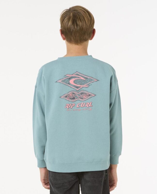 Rip Curl Raw Energy Crew - Boy Blue Lagoon. Rip Curl Sweats in Boys Sweats & Boys Jackets, Jumpers & Knits. Code: 02JBFL