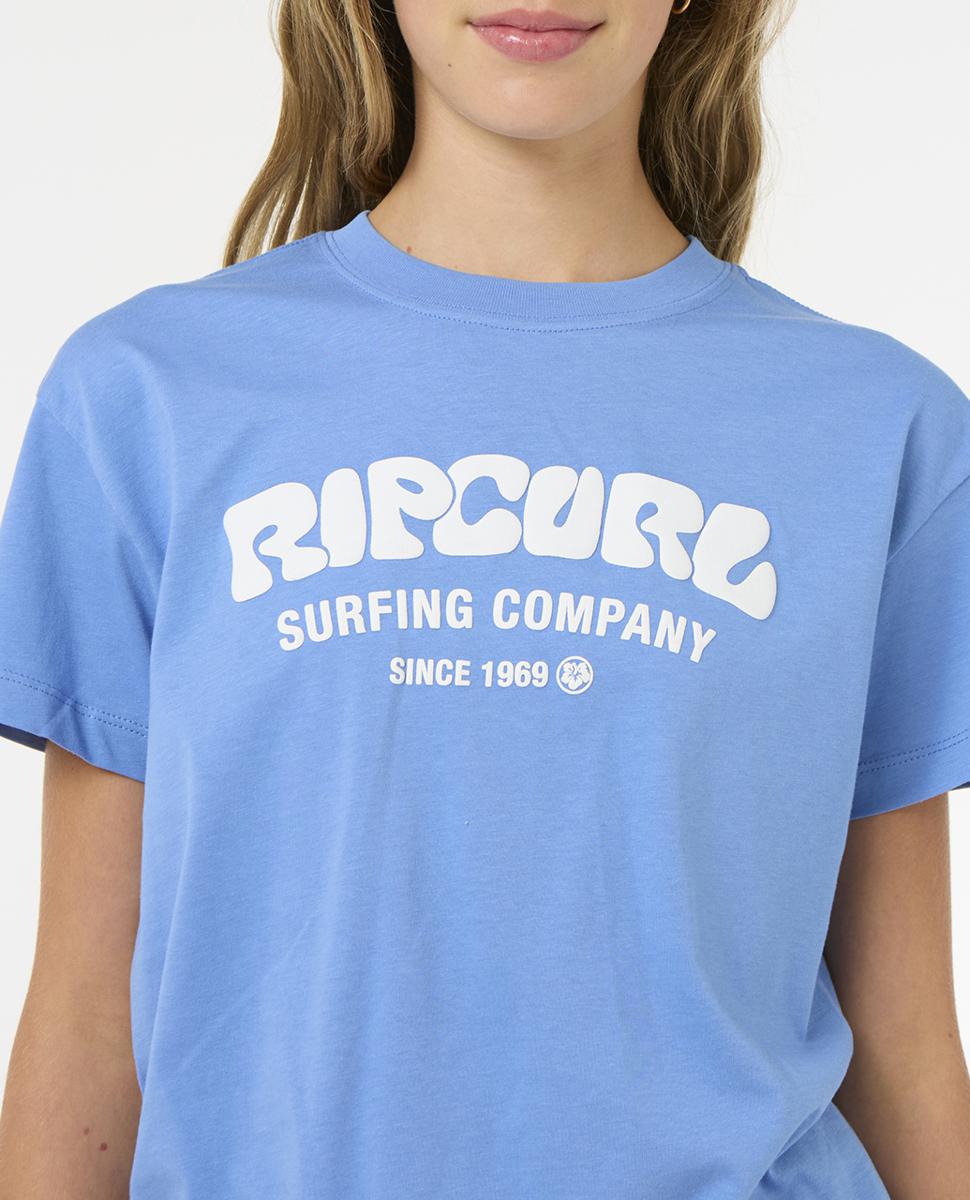 Rip Curl Surf Puff Relaxed Tee - Girls (8-14 Years) Blue. Rip Curl Tees in Girls Tees & Girls T-shirts & Singlets. Code: 03EGTE