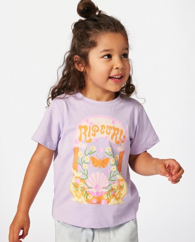 Rip Curl Rainbow Tropics Art Tee-g Light Purple. Rip Curl Tees in Toddler Girls Tees & Toddler Girls T-shirts & Singlets. Code: 047JTE