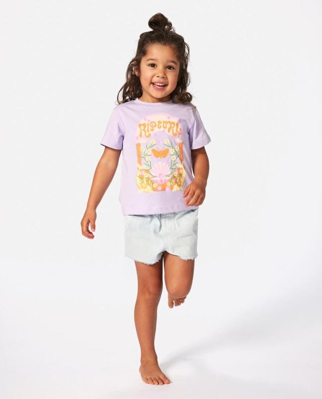 Rip Curl Rainbow Tropics Art Tee-g Light Purple. Rip Curl Tees in Toddler Girls Tees & Toddler Girls T-shirts & Singlets. Code: 047JTE