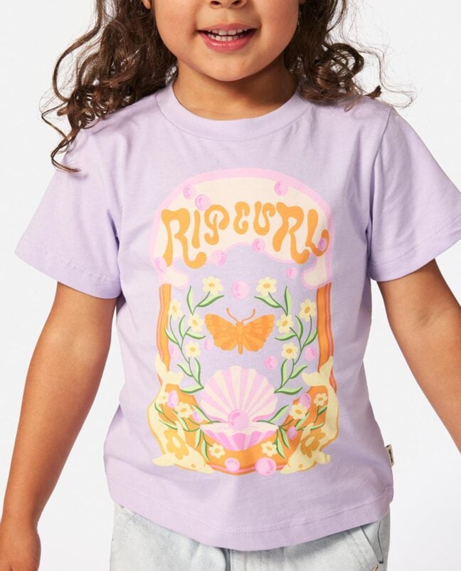 Rip Curl Rainbow Tropics Art Tee-g Light Purple. Rip Curl Tees in Toddler Girls Tees & Toddler Girls T-shirts & Singlets. Code: 047JTE