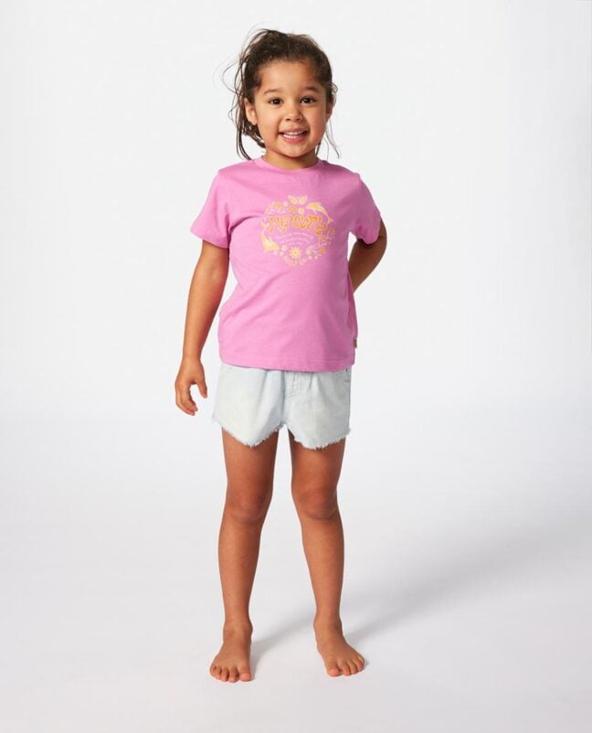Rip Curl Rainbow Logo/desto Tee-gi Bright Pink. Rip Curl Tees in Toddlers Tees & Toddlers T-shirts & Singlets. Code: 049JTE