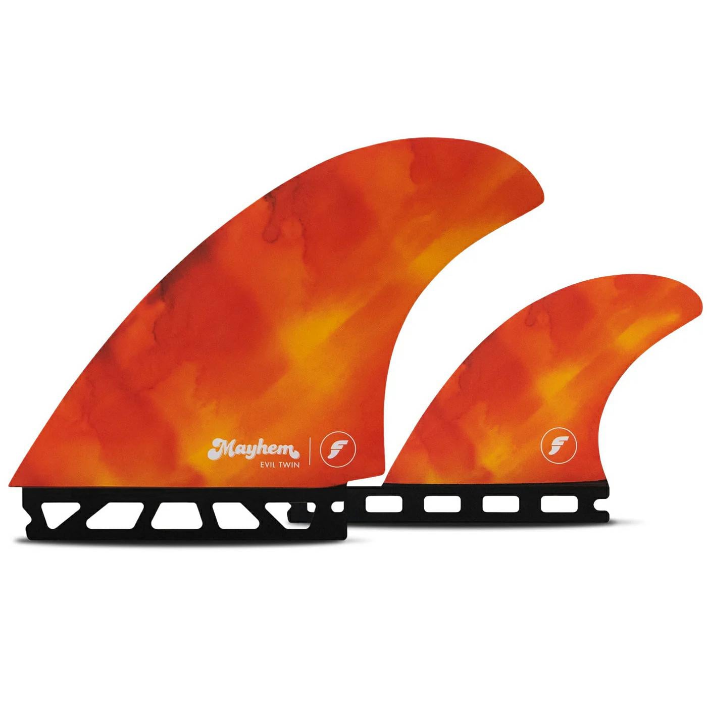 Futures Fins Mayhem Evil Twin+1 Med Red/orange. Futures Fins Fins in Boardsports Fins & Boardsports Surf. Code: 105918800