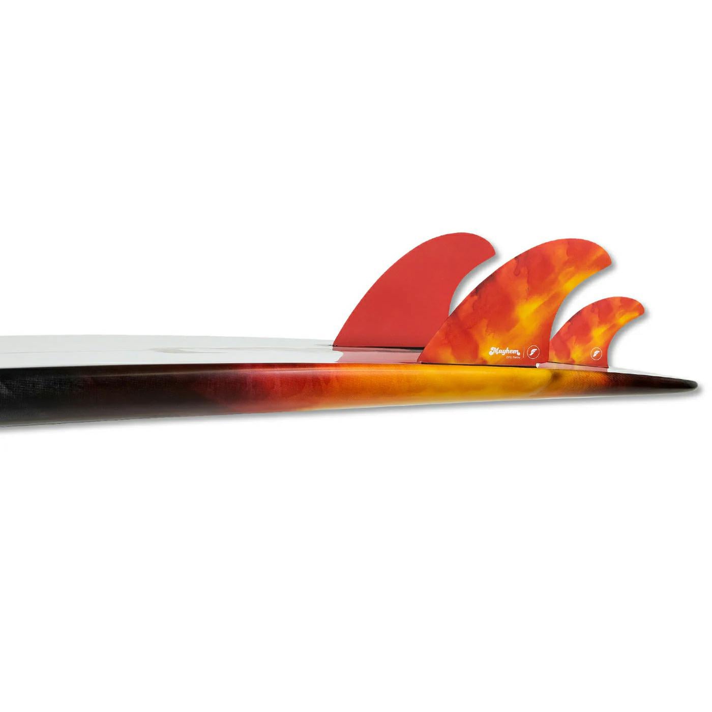 Futures Fins Mayhem Evil Twin+1 Med Red/orange. Futures Fins Fins in Boardsports Fins & Boardsports Surf. Code: 105918800