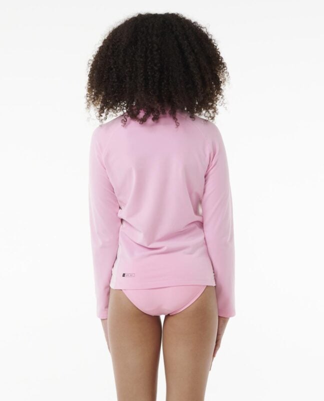 Rip Curl Icon Uv Brushed L/s- Girl Bright Pink. Rip Curl Rashvests in Girls Rashvests & Girls Wetsuits. Code: 12AGRV