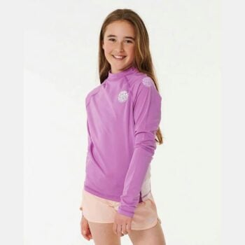 Rip Curl Icon Uv Brushed L/s- Girl Neon Purple. Rip Curl Rashvests in Girls Rashvests & Girls Wetsuits. Code: 12AGRV