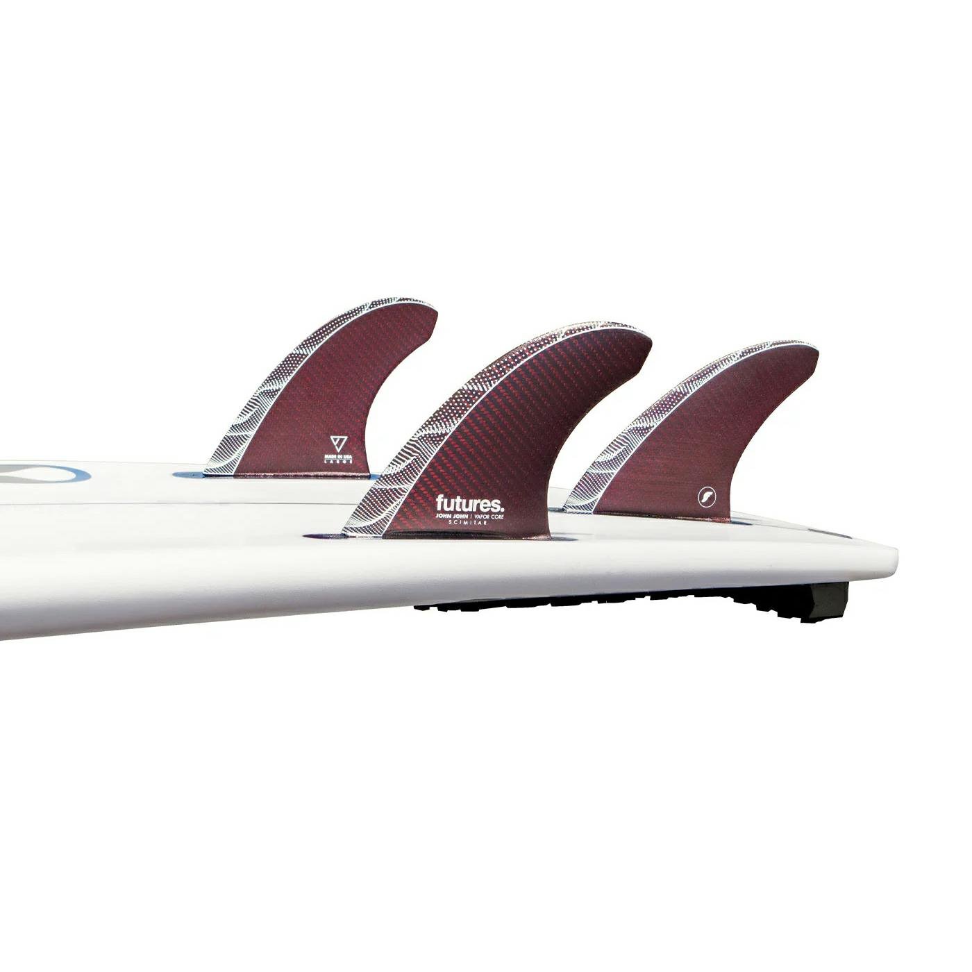 Fcs Fins Futures John John Techflex Small Thruster Surfboard