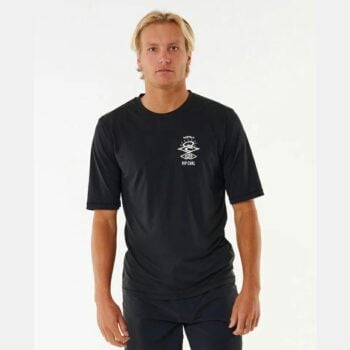 Rip Curl Icons Surflite Uv Short Sleeve Rash Vest Black. Rip Curl Rashvests in Mens Rashvests & Mens Wetsuits. Code: 14YMRV