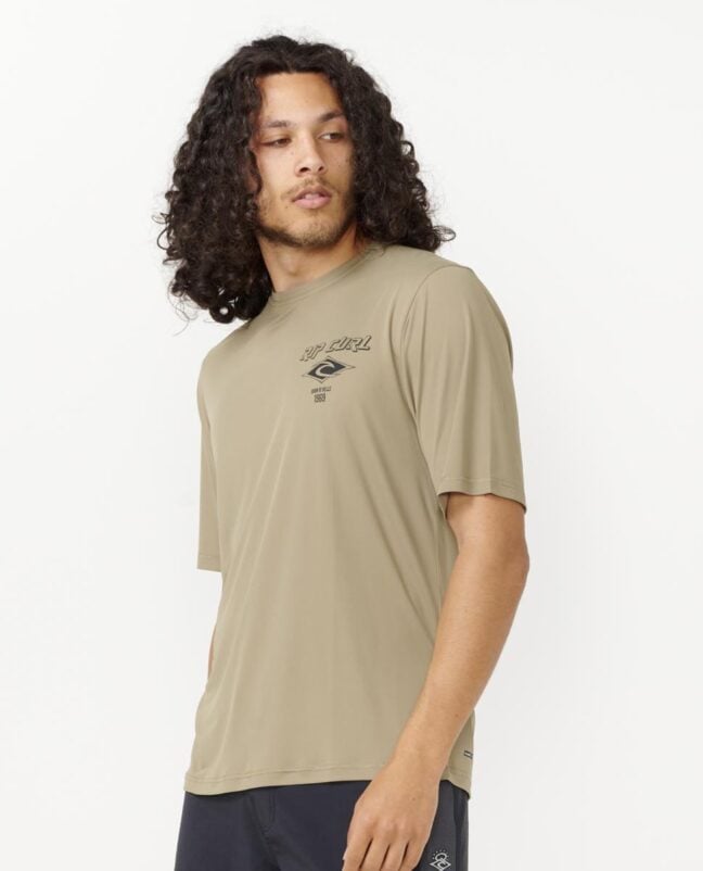 Rip Curl Icons Surflite Uv Short Sleeve Rash Vest Washed Moss. Rip Curl Rashvests in Mens Rashvests & Mens Wetsuits. Code: 14YMRV