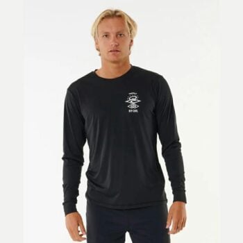 Rip Curl Icons Surflite Uv Long Sleeve Rash Vest Black. Rip Curl Rashvests in Mens Rashvests & Mens Wetsuits. Code: 14ZMRV