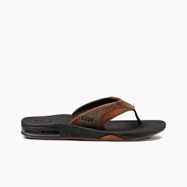 Reef Leather Fanning Bronze. Reef Thongs in Mens Thongs & Mens Footwear. Code: 2156