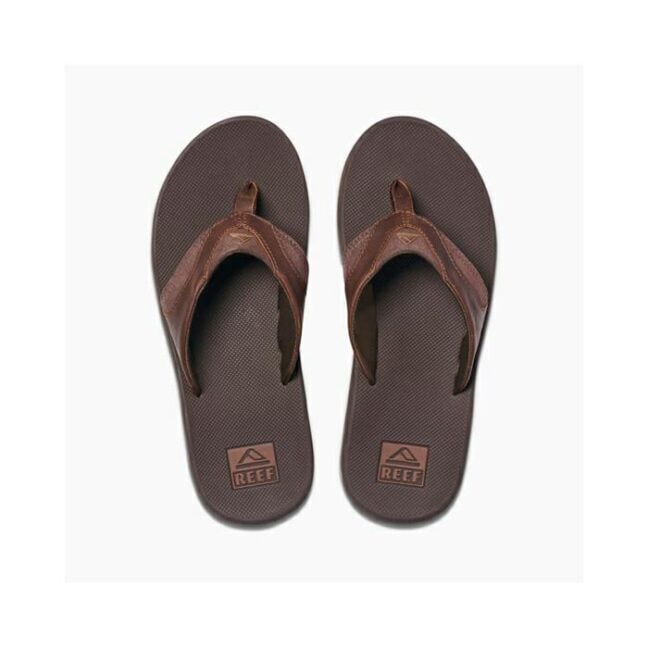 Reef Leather Fanning Dark Brown. Reef Thongs in Mens Thongs & Mens Footwear. Code: 2156