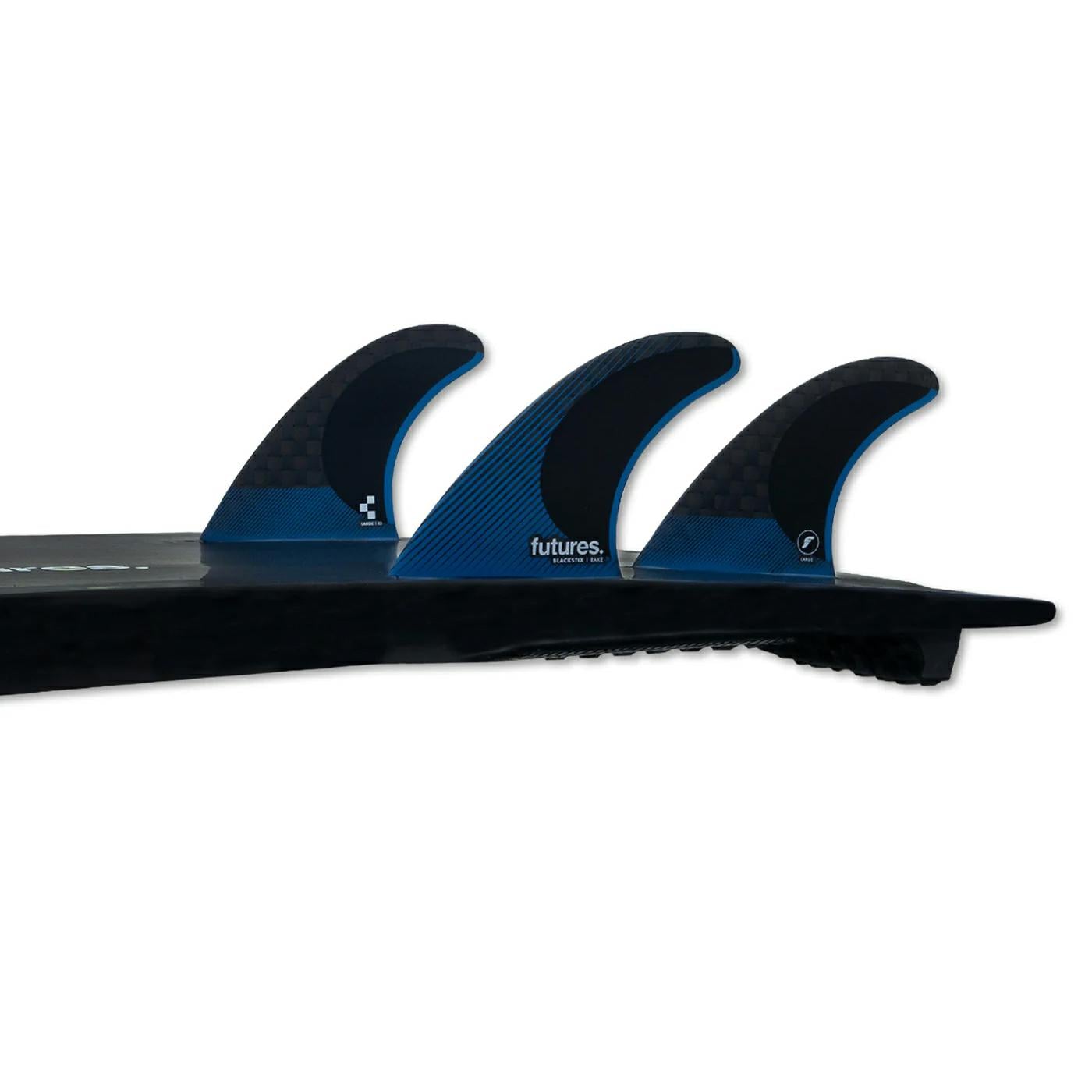 Futures Fins R8 Blackstix Rakethruster Blue. Futures Fins Fins in Boardsports Fins & Boardsports Surf. Code: 463847000