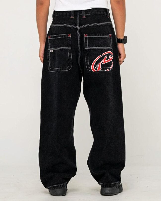 Rusty Turbo Baggy Jean Black Out. Rusty Jeans in Mens Jeans & Mens Pants & Jeans. Code: DEM0091