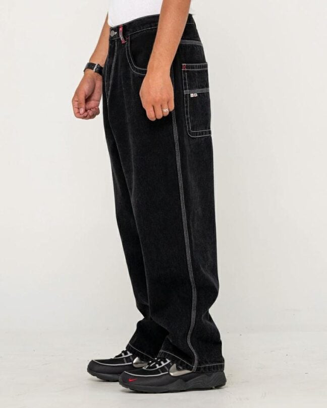 Rusty Turbo Baggy Jean Black Out. Rusty Jeans in Mens Jeans & Mens Pants & Jeans. Code: DEM0091