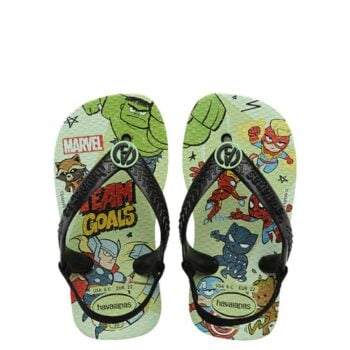 Havaianas Baby Marvel Green Garden Green Garden. Havaianas Thongs in Toddlers Thongs & Toddlers Footwear. Code: HBPM6617B