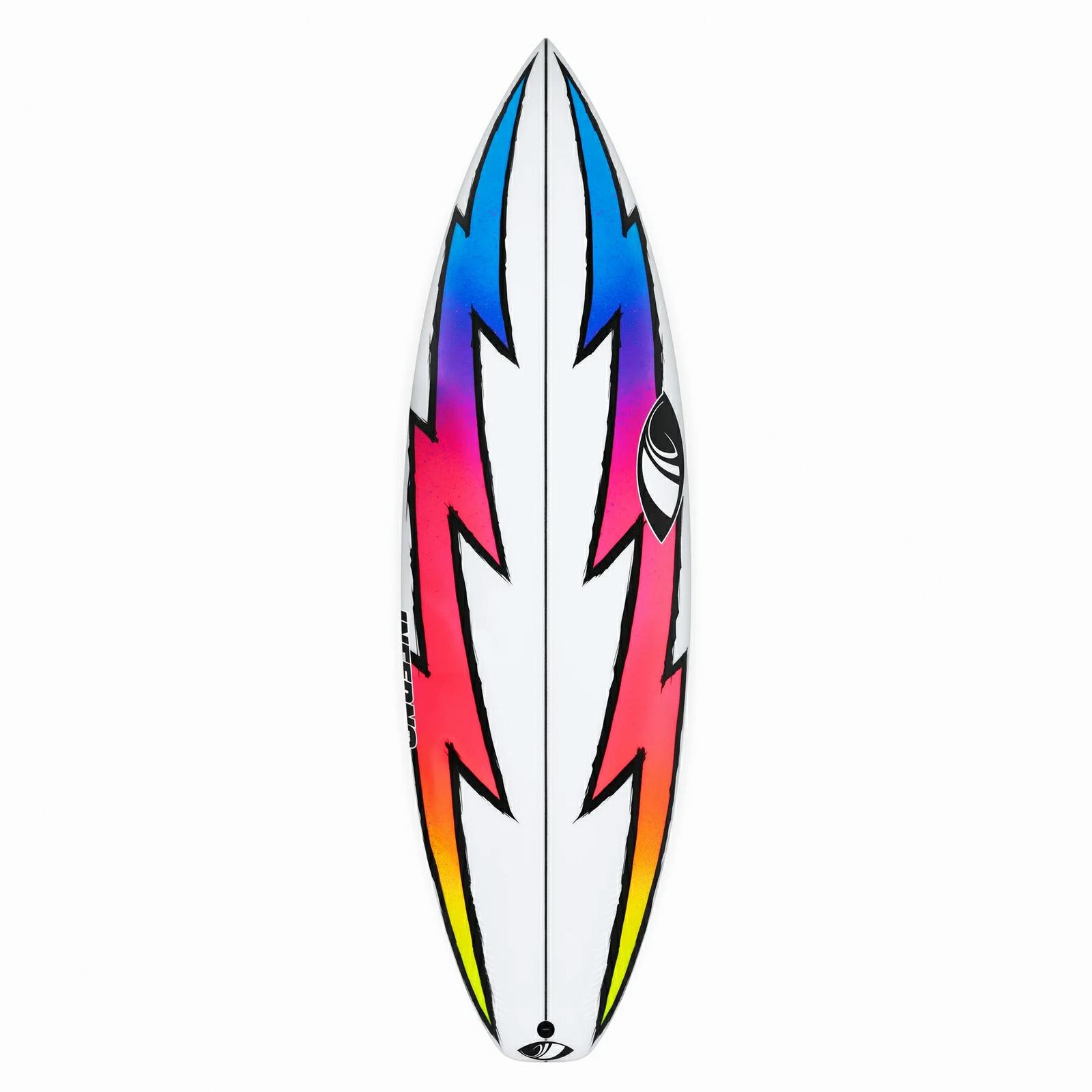 Sharp Eye Surfboards Inferno 72 Youth Pu FUTURES BOLT GREEN