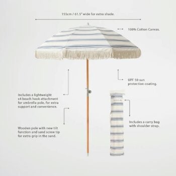 Sunnylife Resort Luxe Beach Umbrella The Resort Coastal Blue Coastal Blue. Sunnylife Other in Generic Other & Generic Accessories. Code: SCLBUCBL