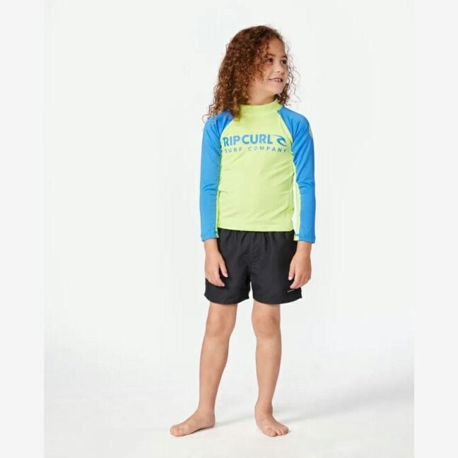 Rip Curl Shock Upf Long Sleeve Rash Vest - Boys (1-8 Years) Blue Green. Rip Curl Rashvests in Toddlers Rashvests & Toddlers Wetsuits. Code: TNFTRV