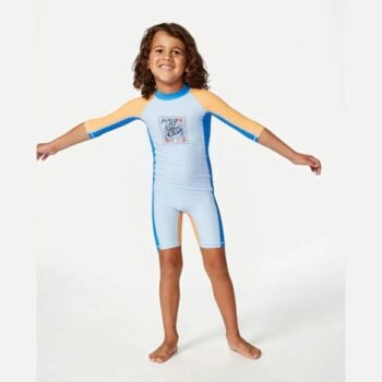 Rip Curl Static Short Sleeve Upf50+ Springsuit - Boys (8-16 Years) Blue. Rip Curl Rashvests in Toddlers Rashvests & Toddlers Wetsuits. Code: TNMTRV