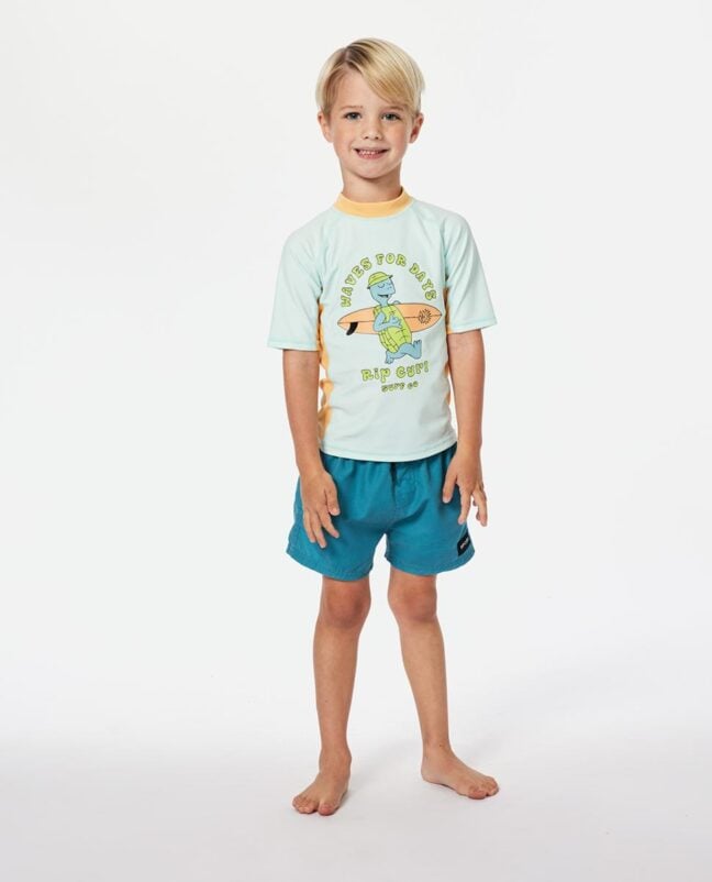 Rip Curl Tube Turtle Upf S/s -boy Light Blue. Rip Curl Rashvests in Toddlers Rashvests & Toddlers Wetsuits. Code: TNSTRV