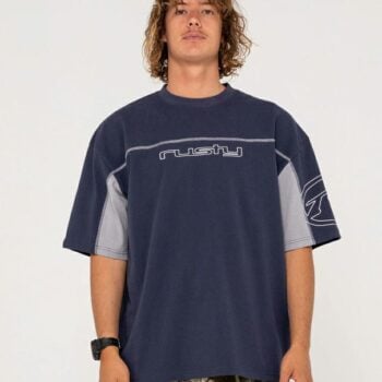 Rusty Cyberwave Short Sleeve Te Dbl. Rusty Tees in Mens Tees & Mens T-shirts & Singlets. Code: TTM3061