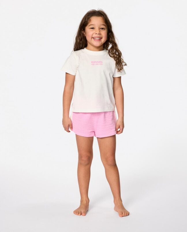 Rip Curl Island Relaxed Art Tee - Bone. Rip Curl Tees in Toddler Girls Tees & Toddler Girls T-shirts & Singlets. Code: 04DJTE