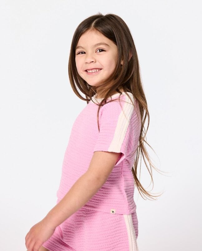 Rip Curl Island Days Bobbi Tee- G Pink. Rip Curl Tees in Toddler Girls Tees & Toddler Girls T-shirts & Singlets. Code: 04FJTE