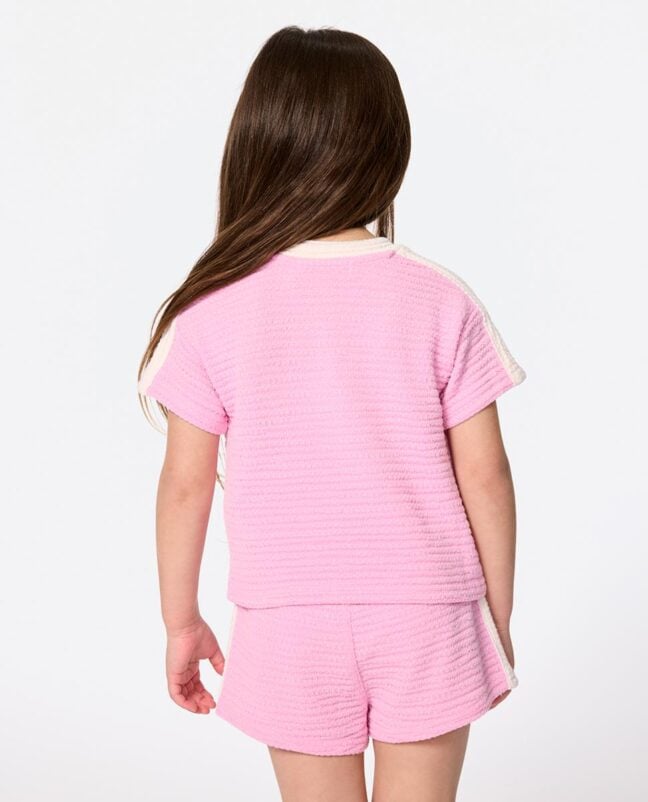 Rip Curl Island Days Bobbi Tee- G Pink. Rip Curl Tees in Toddler Girls Tees & Toddler Girls T-shirts & Singlets. Code: 04FJTE
