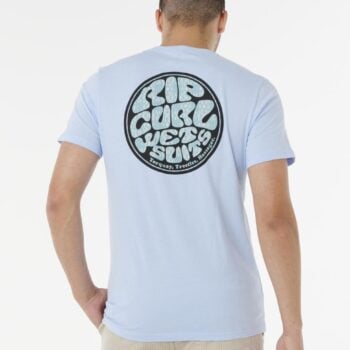 Rip Curl Wettie Passage Icon Tee Blue Wind. Rip Curl Tees in Mens Tees & Mens T-shirts & Singlets. Code: 0JIMTE