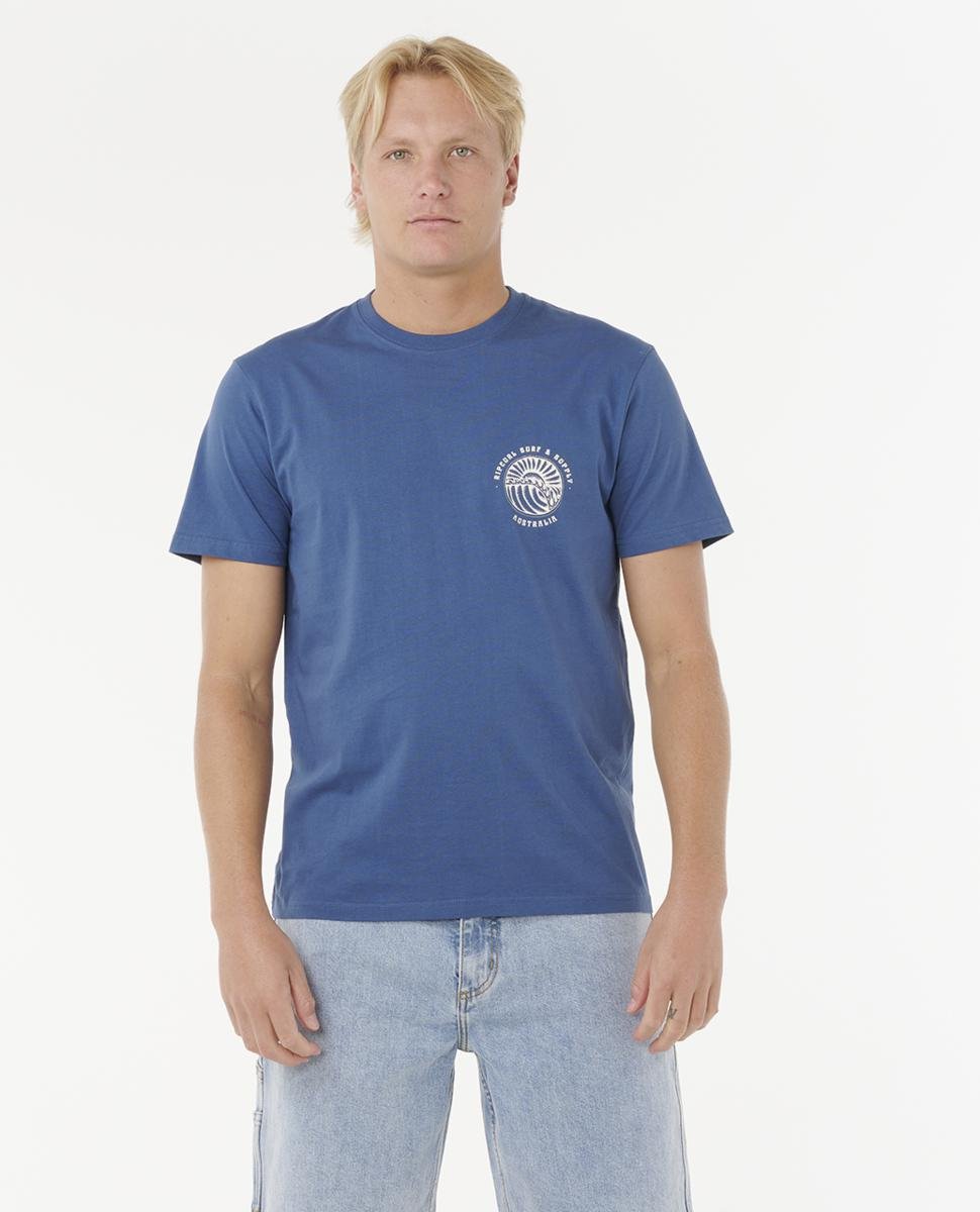 Rip Curl Sunsets Destination Tee Light Navy Aust. Rip Curl Tees in Mens Tees & Mens T-shirts & Singlets. Code: 0ONMTE