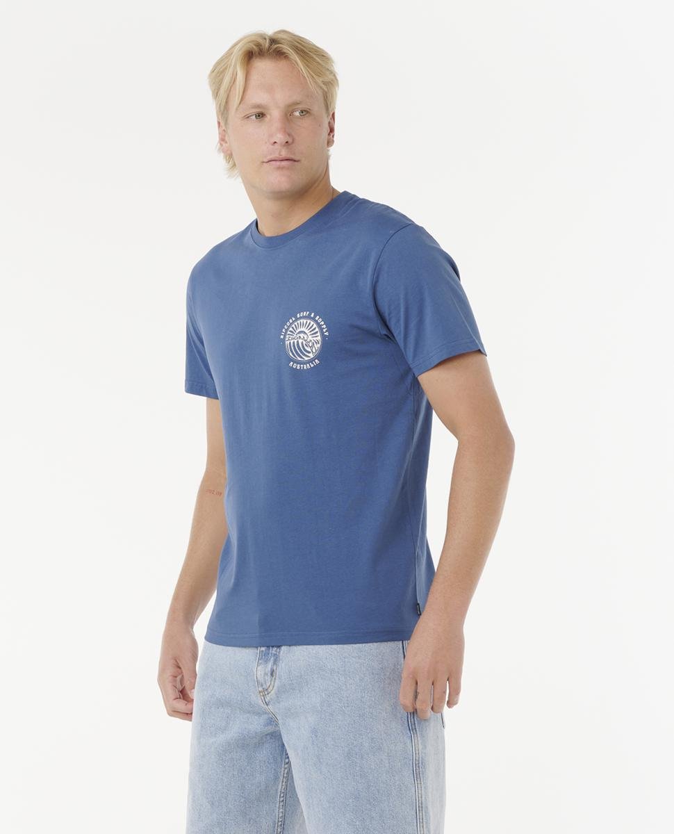 Rip Curl Sunsets Destination Tee Light Navy Aust. Rip Curl Tees in Mens Tees & Mens T-shirts & Singlets. Code: 0ONMTE