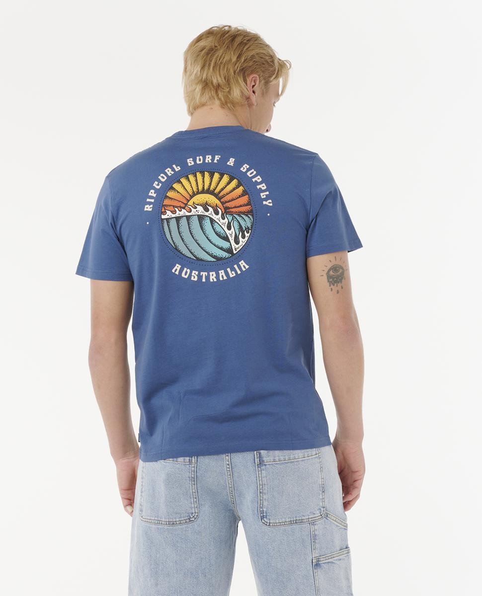 Rip Curl Sunsets Destination Tee Light Navy Aust. Rip Curl Tees in Mens Tees & Mens T-shirts & Singlets. Code: 0ONMTE