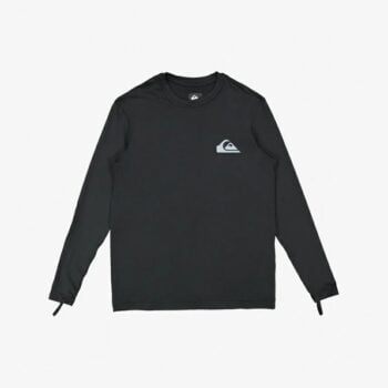 Quiksilver Everyday Surf - Long Sleeve Upf 50 Surf T-shirt For Boys 8-16 Black. Quiksilver Rashvests in Boys Rashvests & Boys Wetsuits. Code: AQBWR03068