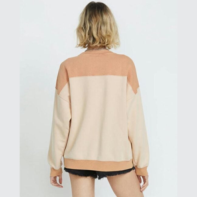 Volcom Stone Blocked Crew Champagne Gold. Volcom Sweats in Womens Sweats & Womens Jackets, Jumpers & Knits. Code: B4612501