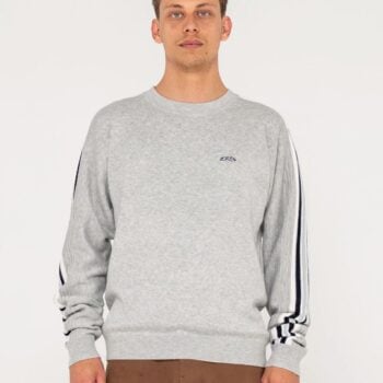 Rusty Big Red Crew Neck Sweater Ultimate Grey. Rusty Knitwears in Mens Knitwears & Mens Jackets, Jumpers & Knits. Code: CKM0408