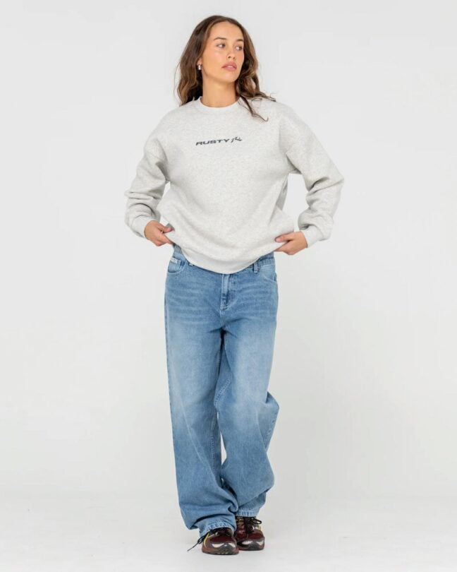 Rusty Rusty Essentials Oversize Ecru Marle. Rusty Knitwears in Womens Knitwears & Womens Jackets, Jumpers & Knits. Code: FTL0843