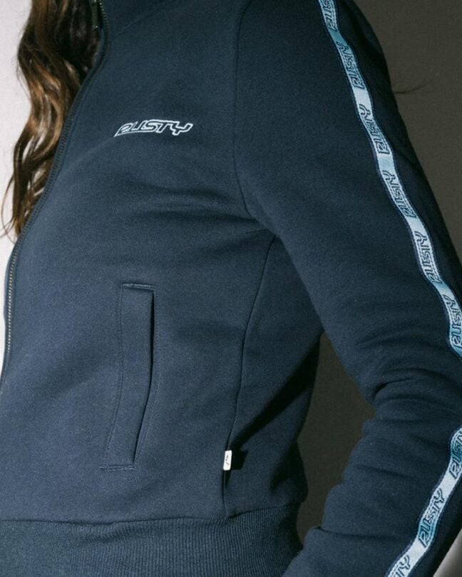 Rusty Midnights Long Sleeve Zip Atlantic Blue. Rusty Knitwears in Womens Knitwears & Womens Jackets, Jumpers & Knits. Code: FTL0853