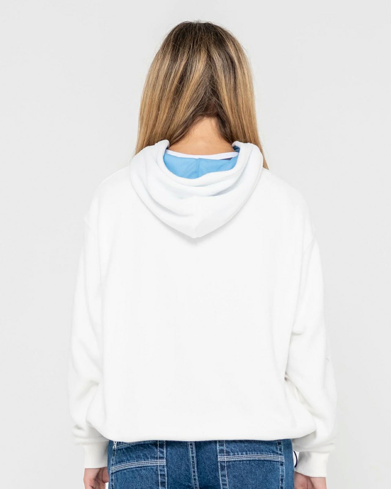 Rusty Bangez N Mash Baggy Hoode Bright White. Rusty Knitwears in Womens Knitwears & Womens Jackets, Jumpers & Knits. Code: FTL0860