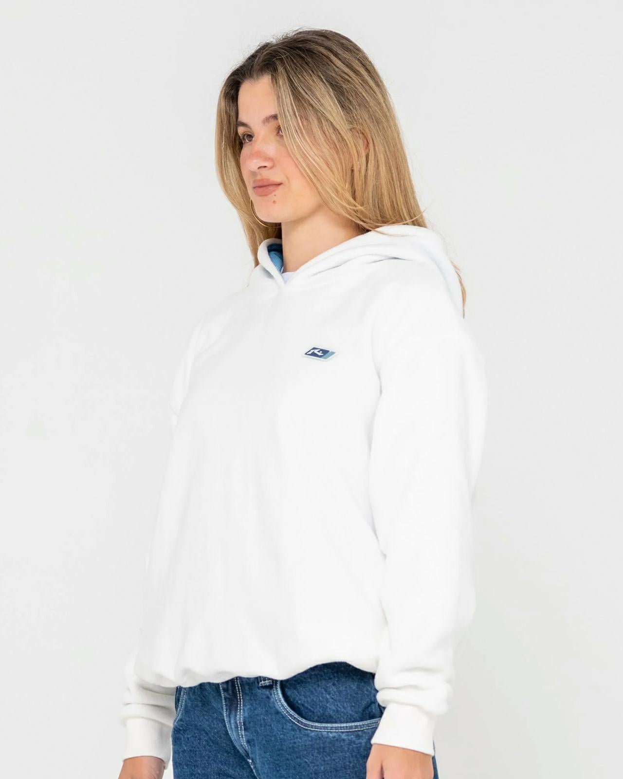 Rusty Bangez N Mash Baggy Hoode Bright White. Rusty Knitwears in Womens Knitwears & Womens Jackets, Jumpers & Knits. Code: FTL0860