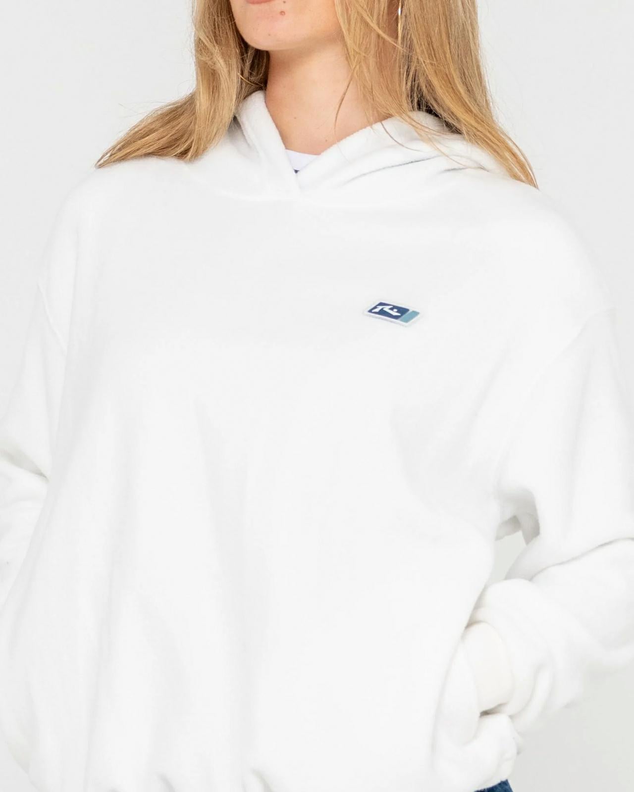 Rusty Bangez N Mash Baggy Hoode Bright White. Rusty Knitwears in Womens Knitwears & Womens Jackets, Jumpers & Knits. Code: FTL0860