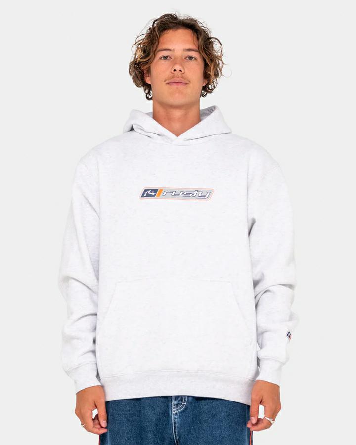 Rusty Day Dreamer Funnel Neck Fleece Ecru Marle