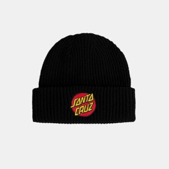 Santa Cruz Skateboards Classic Dot Patch Beanie Black. Santa Cruz Skateboards Beanies And Scarves in Boys Beanies And Scarves & Boys Headwear. Code: HW1101AA