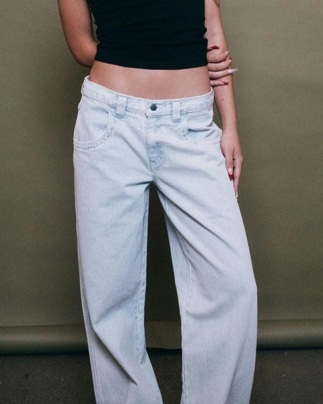 Rusty Flip Mommy Low Rise Tapel Sky Blue Heather. Rusty Jeans in Womens Jeans & Womens Pants & Jeans. Code: PAL1437