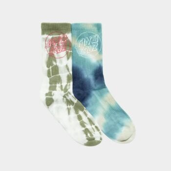 Santa Cruz Skateboards Opus Dot Crew Socks 2pack Moss Tydye Drk Blue. Santa Cruz Skateboards Socks, Underwear, Pyjamas in Boys Socks, Underwear, Pyjamas & Boys Footwear. Code: SB1221653